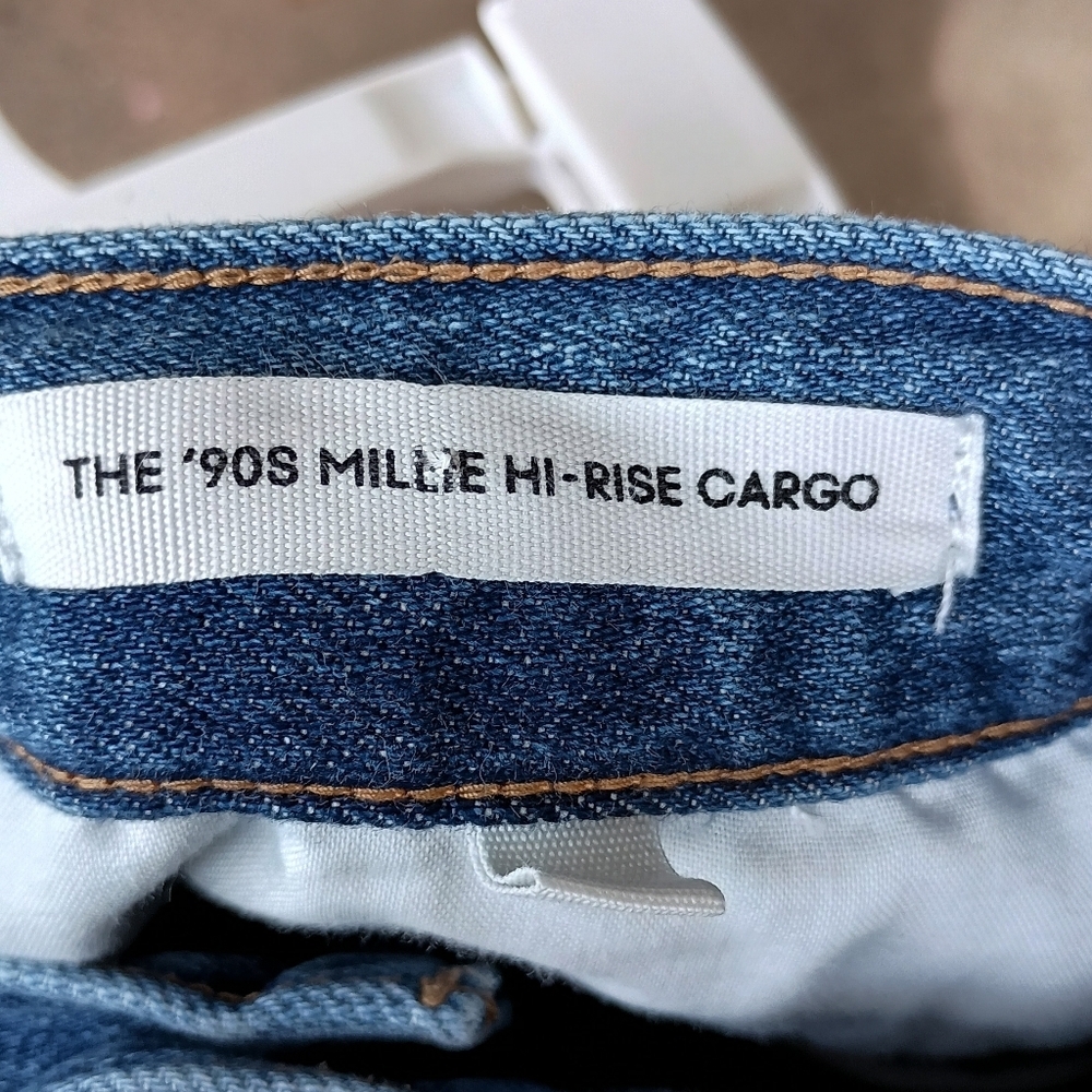 Denim Forum Artizia Blue Denim Cargo Pants_23 - Picture 7 of 7
